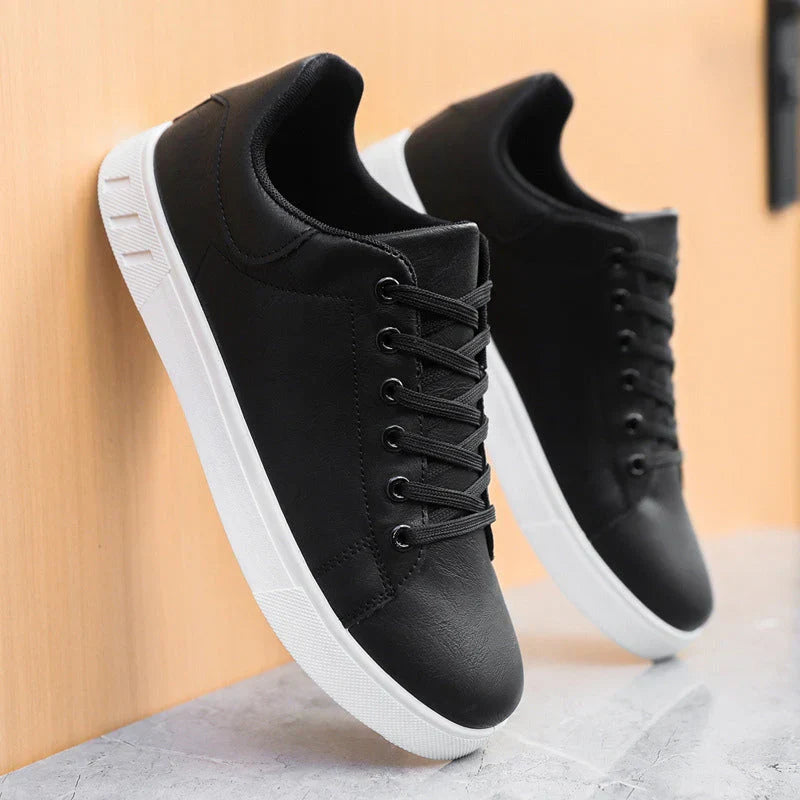 Robert | Stylish Faux Leather Sneakers for Men